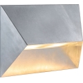 Nordlux - Aplique de pared exterior PONTIO 2xGU10/25W/230V IP54 plateado