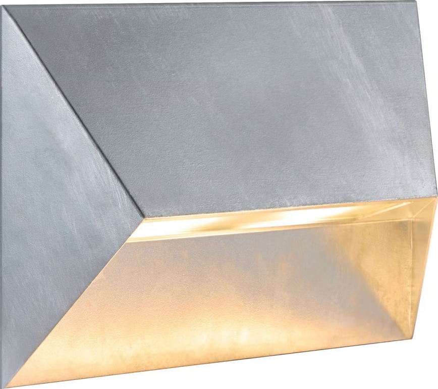 Nordlux - Aplique de pared exterior PONTIO 2xGU10/25W/230V IP54 plateado