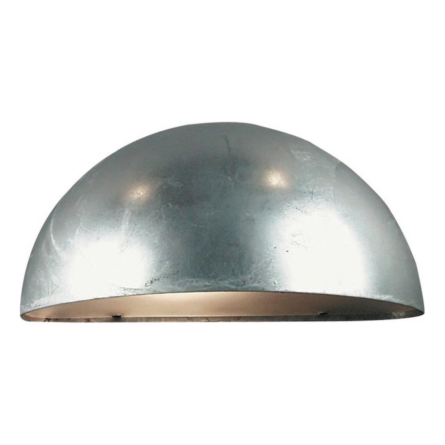 Nordlux - Aplique de pared exterior SCORPIUS 1xE27/60W/230V IP33 plateado