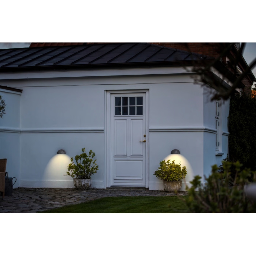 Nordlux - Aplique de pared exterior SCORPIUS 1xE27/60W/230V IP33 plateado