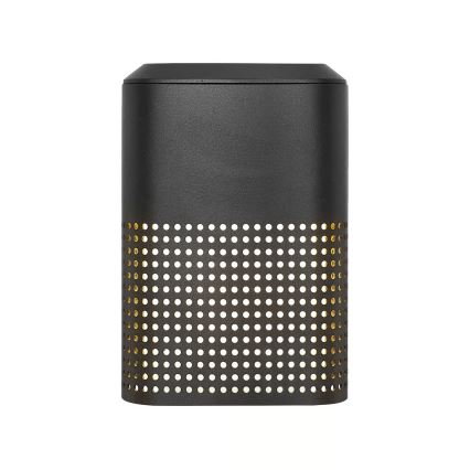 Nordlux - Aplique de pared exterior SIDARA 1xE27/15W/230V IP54 negro