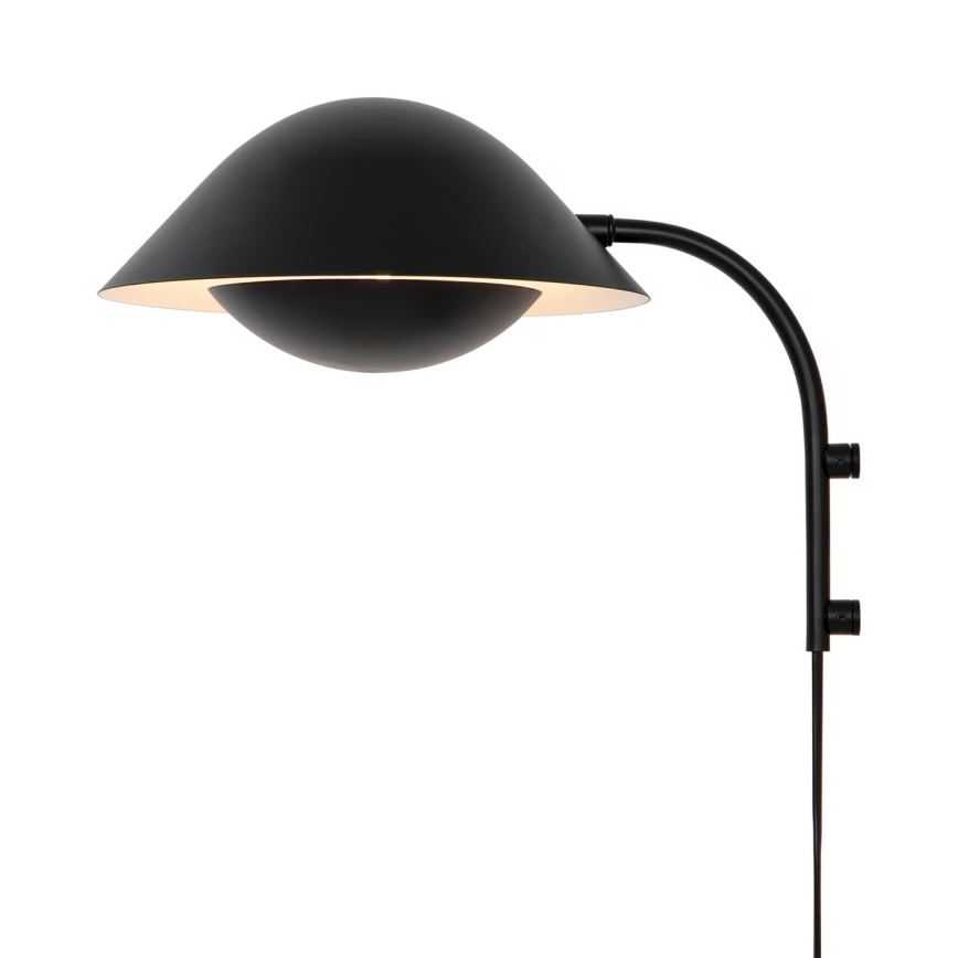 Nordlux - Aplique de pared FREYA 1xE14/40W/230V negro