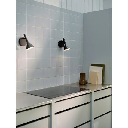 Nordlux - Aplique de pared KELVIS 1xGU10/12W/230V negro