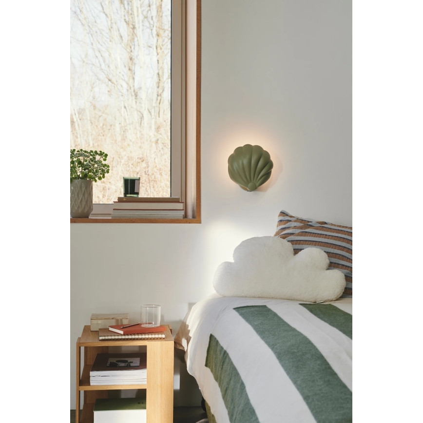 Nordlux - Aplique de pared KONCHI 1xE14/25W/230V verde