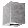 Nordlux - Aplique de pared LED exterior CANTO 2xLED/6W/230V IP44 plateado