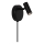 Nordlux - Aplique de pared LED orientable OMARI LED/3,2W/230V negro