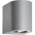 Nordlux - Aplique de pared LED para exterior CANTO 2xLED/5,5W/230V IP44 gris