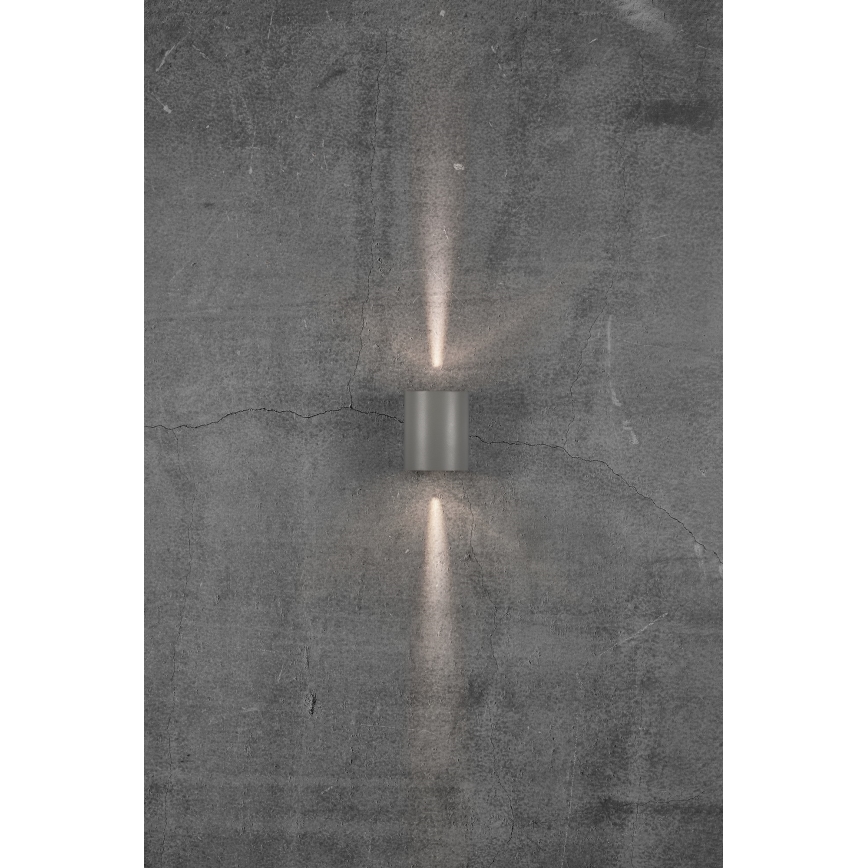 Nordlux - Aplique de pared LED para exterior CANTO 2xLED/5,5W/230V IP44 gris