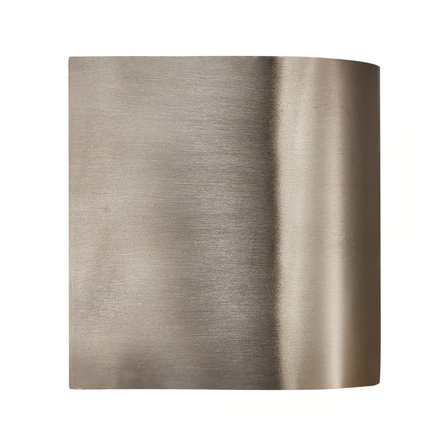 Nordlux - Aplique de pared LED para exterior CANTO 2xLED/6W/230V IP44 acero inoxidable