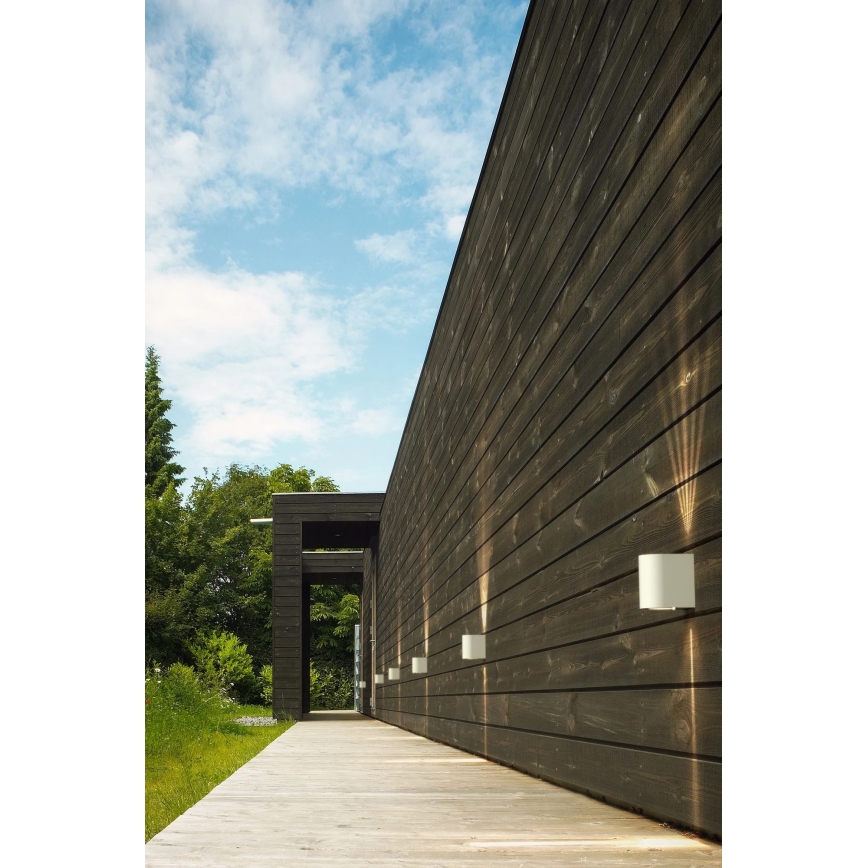 Nordlux - Aplique de pared LED para exterior CANTO 2xLED/6W/230V IP44 blanco