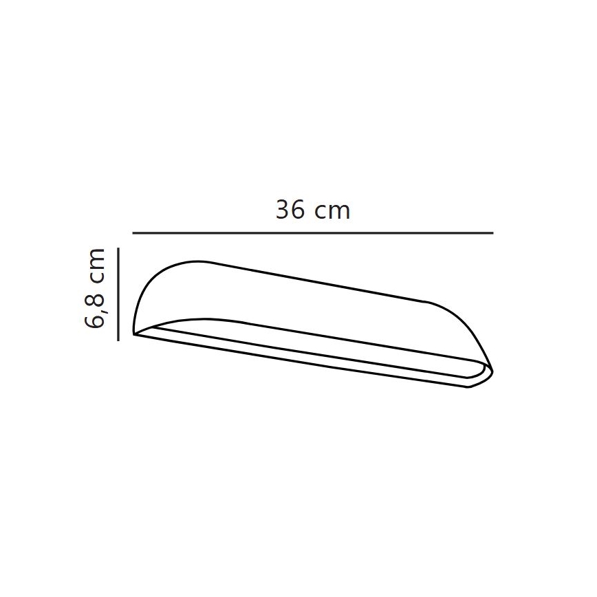 Nordlux - Aplique de pared LED para exterior FRONT LED/11W/230V IP44