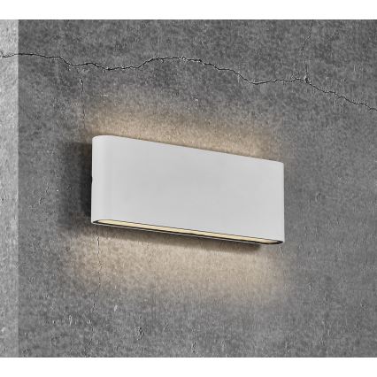 Nordlux - Aplique de pared LED para exterior KINVER LED/10W/230V IP54 blanco