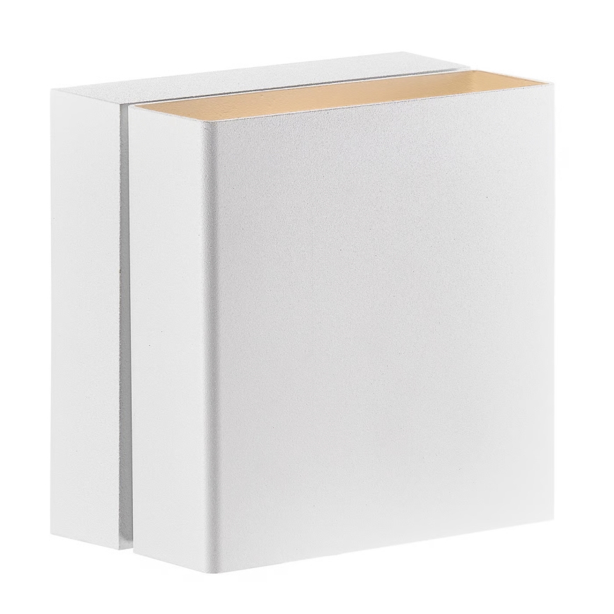 Nordlux - Aplique de pared exterior LED regulable TURN LED/13,8W/230V IP54 blanco