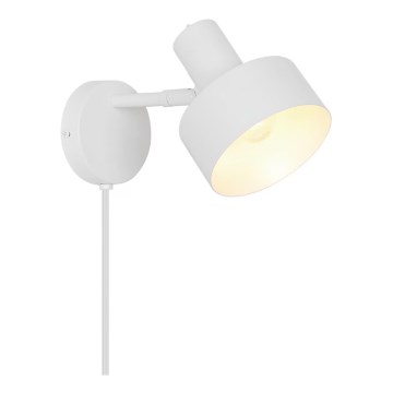 Nordlux - Aplique de pared MATIS 1xE27/15W/230V blanco