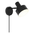 Nordlux - Aplique de pared MATIS 1xE27/15W/230V negro