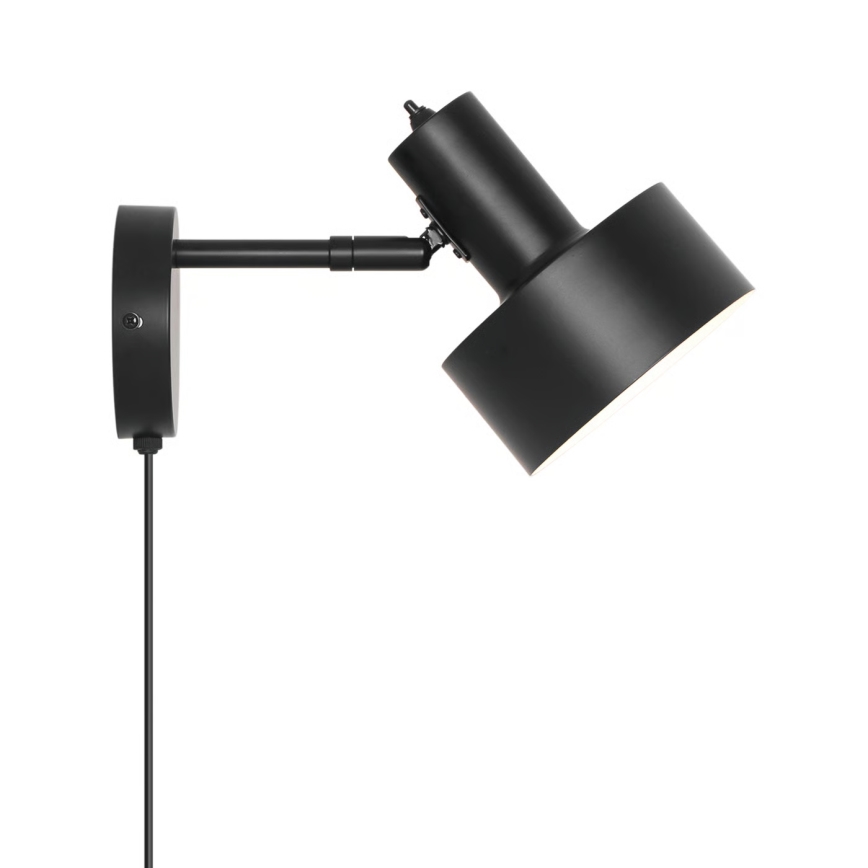 Nordlux - Aplique de pared MATIS 1xE27/15W/230V negro