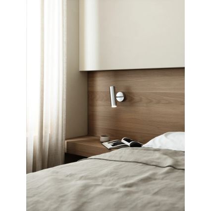 Nordlux - Aplique de pared orientable MIB 1xGU10/20W/230V cromo brillante