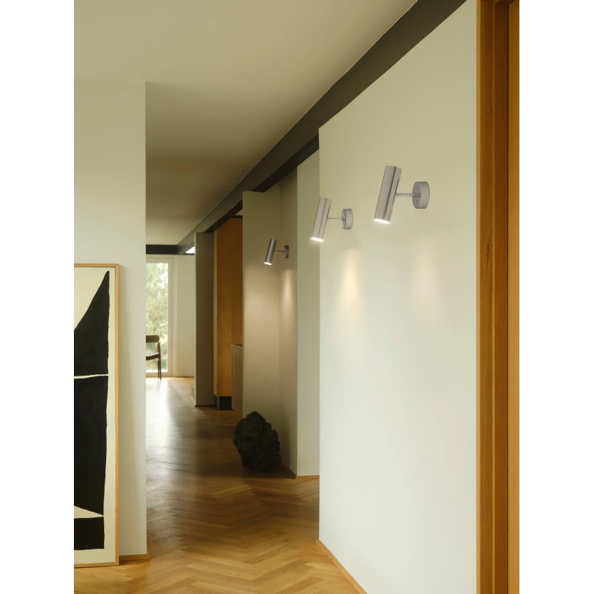 Nordlux - Aplique de pared orientable MIB 1xGU10/20W/230V cromo brillante