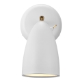 Nordlux - Aplique de pared NEXUS 1xGU10/6W/230V blanco