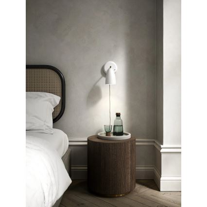 Nordlux - Aplique de pared NEXUS 1xGU10/6W/230V blanco