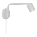 Nordlux - Aplique de pared orientable EXPLORE 1xGU10/5W/230V blanco