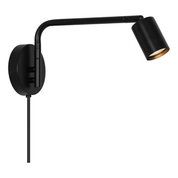 Nordlux - Aplique de pared orientable EXPLORE 1xGU10/5W/230V negro