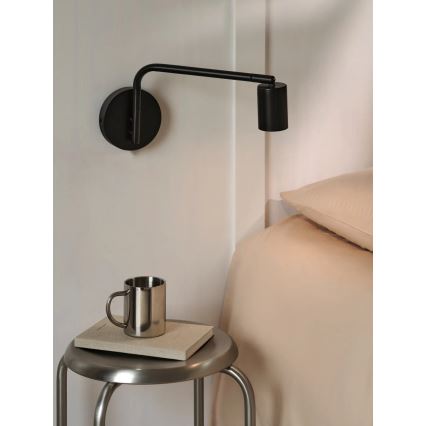 Nordlux - Aplique de pared orientable EXPLORE 1xGU10/5W/230V negro