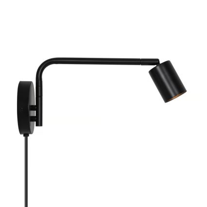 Nordlux - Aplique de pared orientable EXPLORE 1xGU10/5W/230V negro