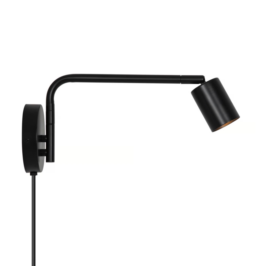 Nordlux - Aplique de pared orientable EXPLORE 1xGU10/5W/230V negro