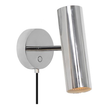 Nordlux - Aplique de pared orientable MIB 1xGU10/20W/230V cromo brillante