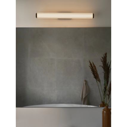 Nordlux - Aplique de pared regulable para baño VIRELLE LED/12W/230V 3000/4000K IP44 negro