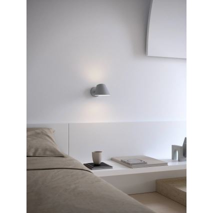 Nordlux - Aplique de pared STAY 1xE27/60W/230V gris