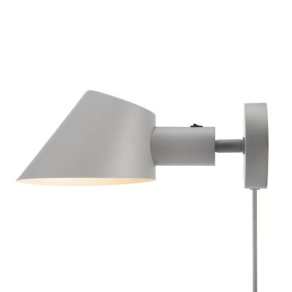 Nordlux - Aplique de pared STAY 1xE27/60W/230V gris