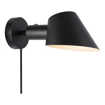 Nordlux - Aplique de pared STAY 1xE27/60W/230V negro