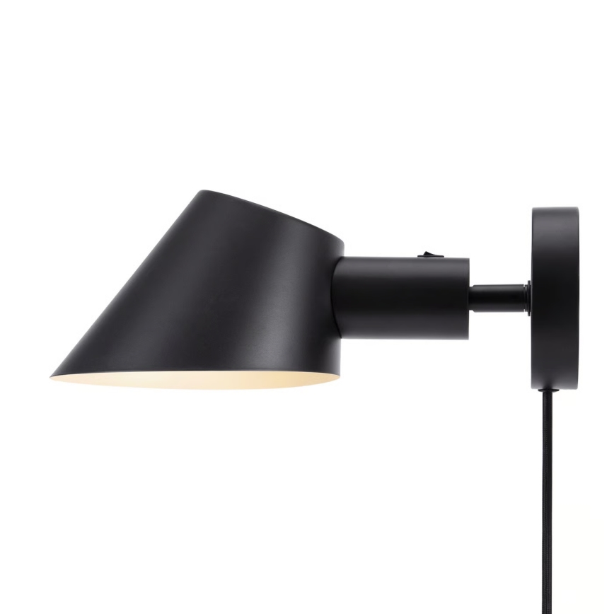 Nordlux - Aplique de pared STAY 1xE27/60W/230V negro
