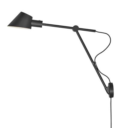 Nordlux - Aplique de pared STAY 1xE27/60W/230V negro