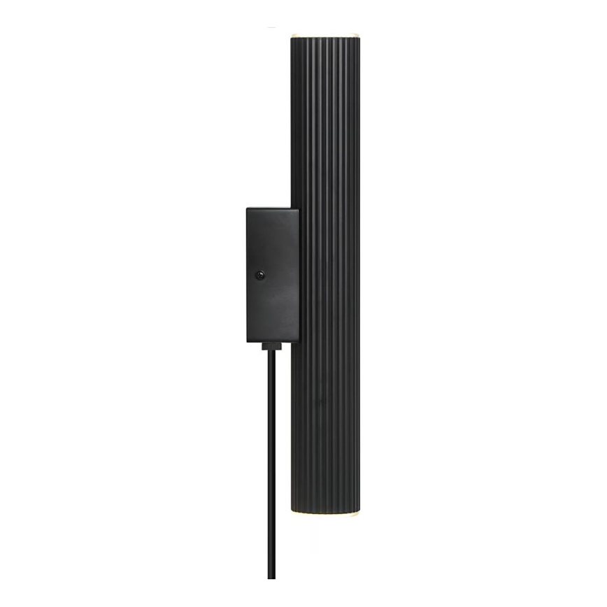 Nordlux - Aplique de pared VICO 2xGU10/5W/230V negro