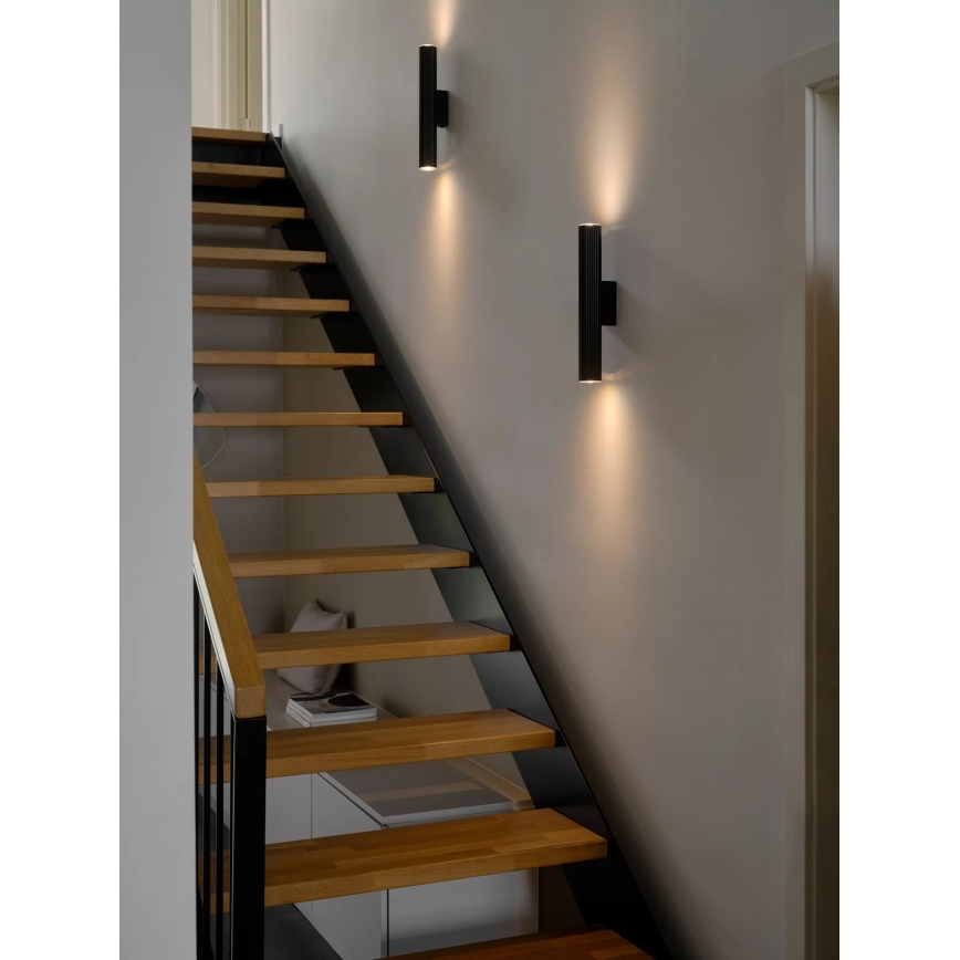 Nordlux - Aplique de pared VICO 2xGU10/5W/230V negro