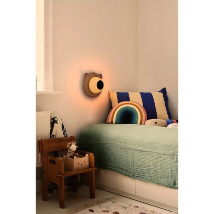 Nordlux - Aplique infantil BRUNA BEAR 1xE14/25W/230V oso
