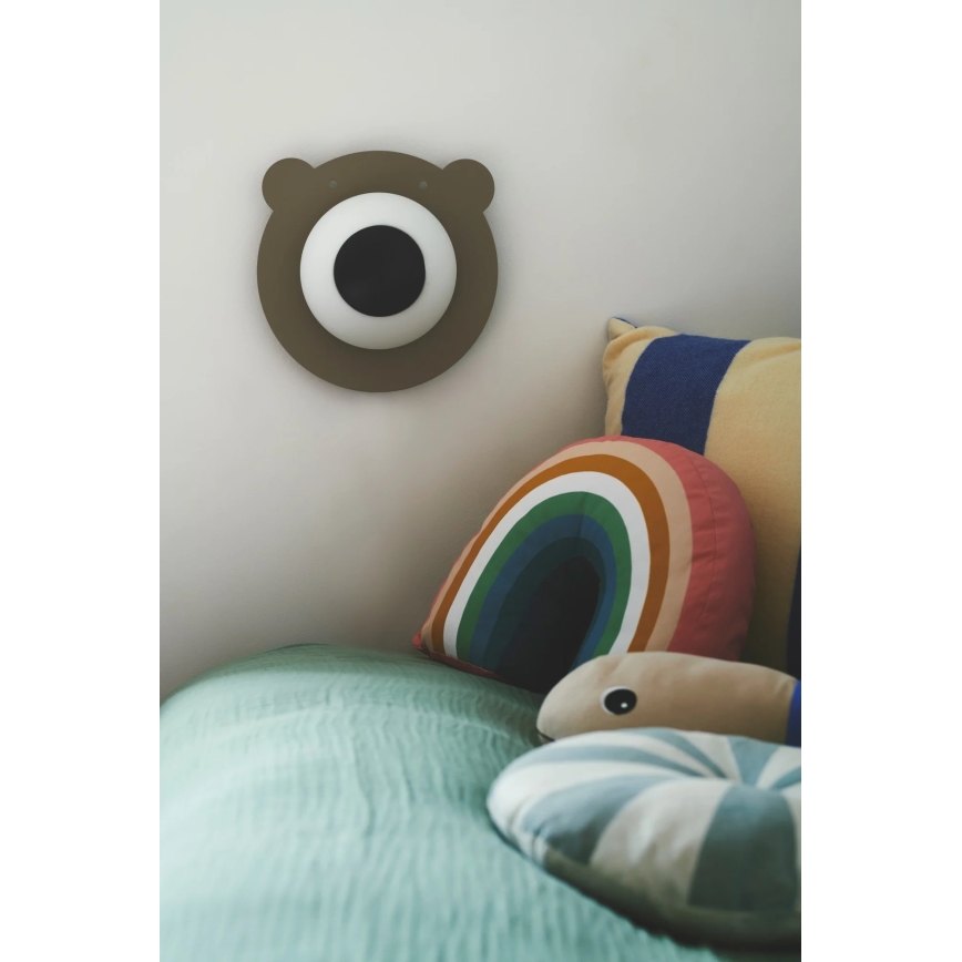 Nordlux - Aplique infantil BRUNA BEAR 1xE14/25W/230V oso