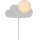 Nordlux - Aplique infantil SKYKU CLOUD 1xE14/25W/230V nube