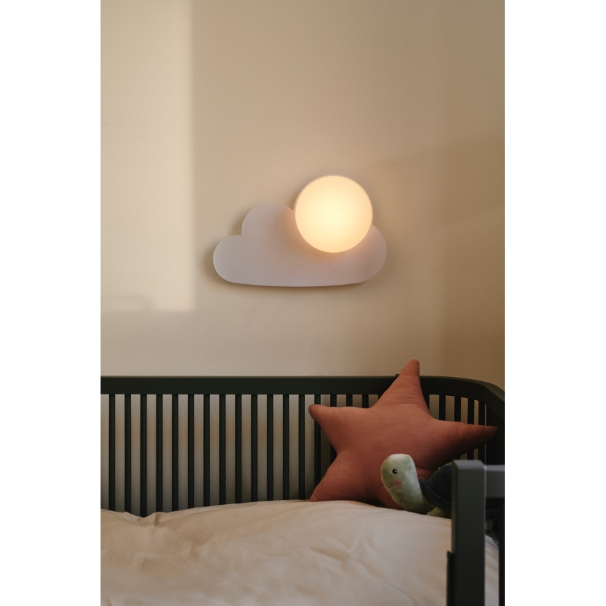 Nordlux - Aplique infantil SKYKU CLOUD 1xE14/25W/230V nube