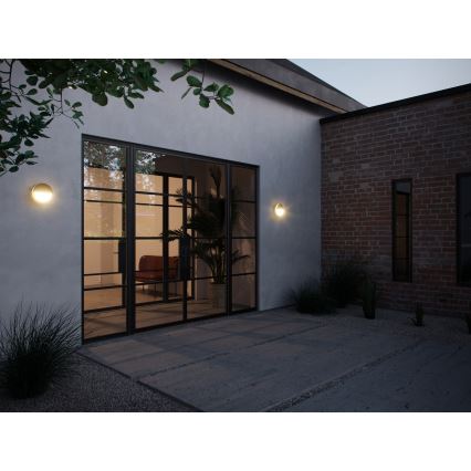 Nordlux - Aplique LED de exterior regulable AVA SMART LED/9,5W/230V 2700K IP54 negro