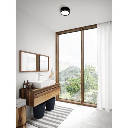 Nordlux - Aplique LED de exterior regulable AVA SMART LED/9,5W/230V 2700K IP54 negro