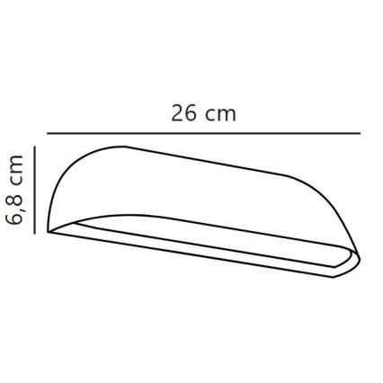 Nordlux - Aplique LED de pared exterior FRONT LED/9,5W/230V IP44