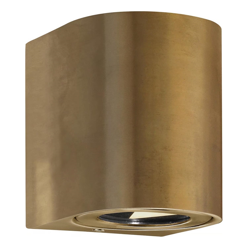 Nordlux - Aplique LED de pared para exterior CANTO 2xLED/6W/230V IP44 latón