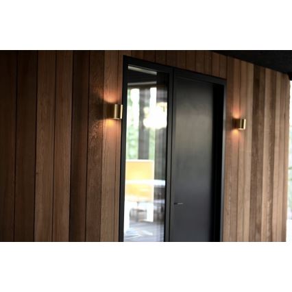 Nordlux - Aplique LED de pared para exterior CANTO 2xLED/6W/230V IP44 latón