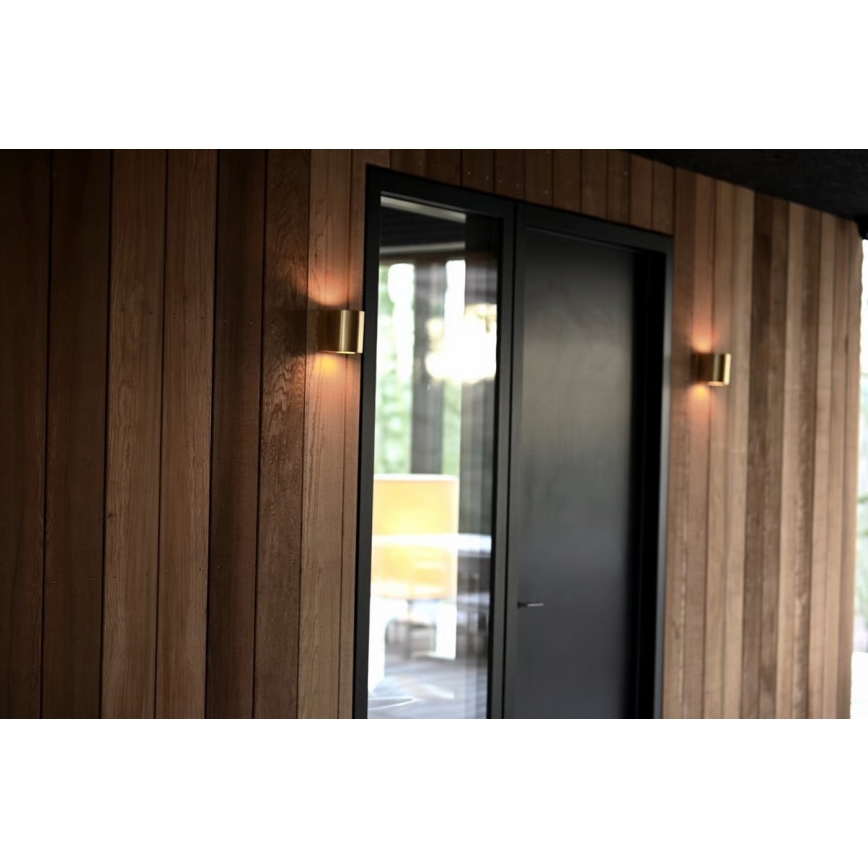 Nordlux - Aplique LED de pared para exterior CANTO 2xLED/6W/230V IP44 latón