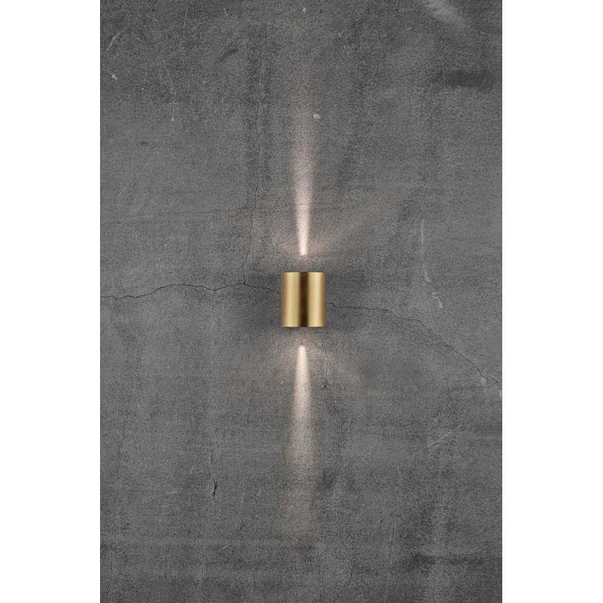 Nordlux - Aplique LED de pared para exterior CANTO 2xLED/6W/230V IP44 latón