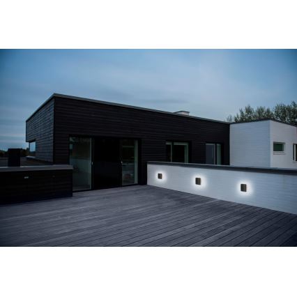 Nordlux - Aplique LED para exterior ARTEGO LED/7,2W/230V 3000K IP54 negro
